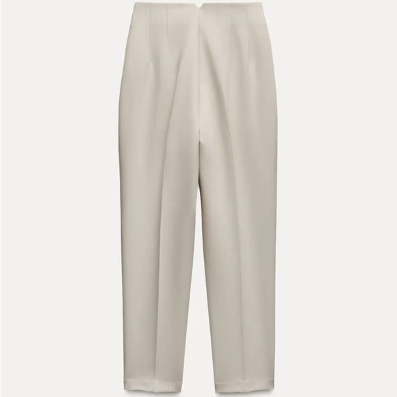 New Zara PANTS‎ WITH A HIGH WAIST - Picture 4 of 11